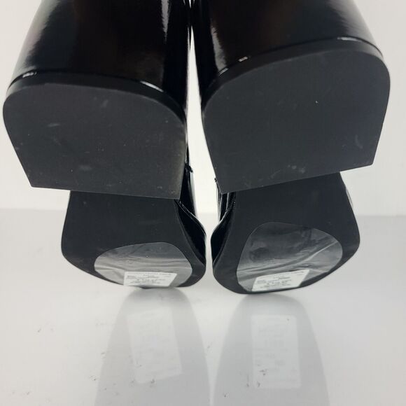 Free People Ruby Platform Boots Black Patent Leather wet look size 40 - Picture 6 of 14